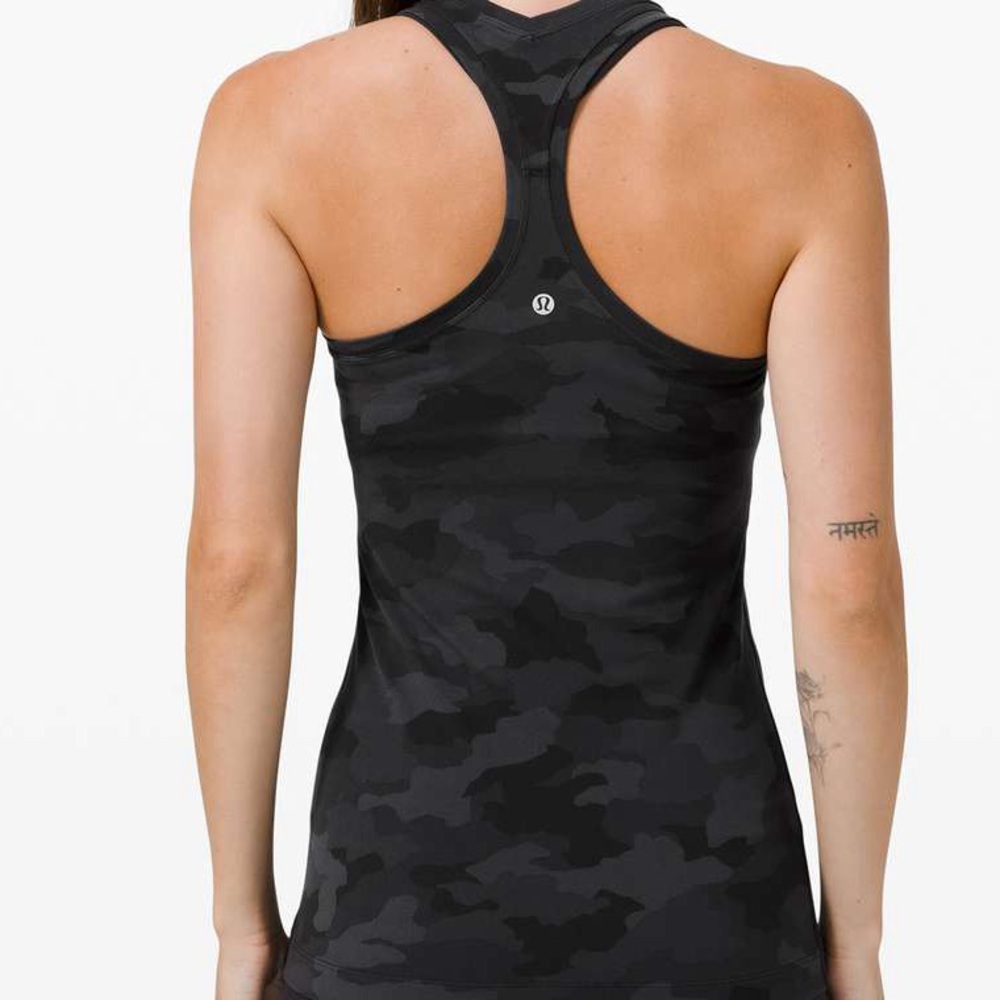 Lululemon black camo tank top!! Not sold online anymore
